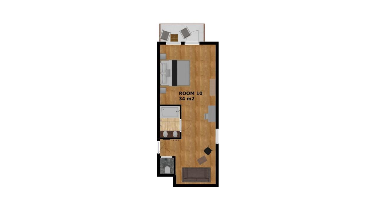 Quadruple Room with Balcony