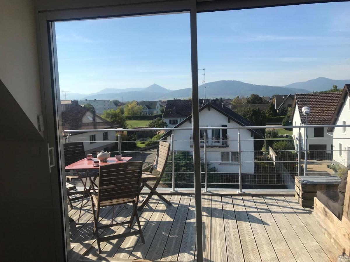 Appartement chaleureux et lumineux avec vue ! au centre Alsace - B&B