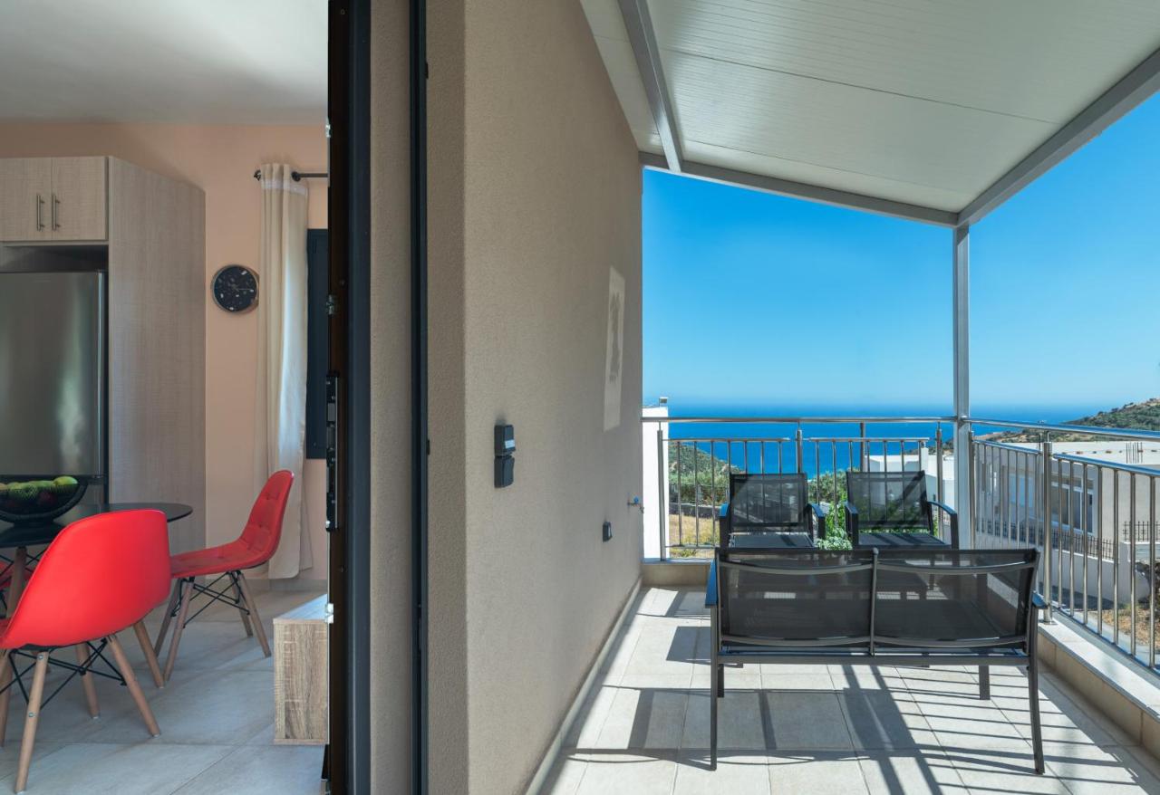B&B Áno Rodhákinon - Capostango Apartments - Stunning Views of Libyan Sea - Bed and Breakfast Áno Rodhákinon