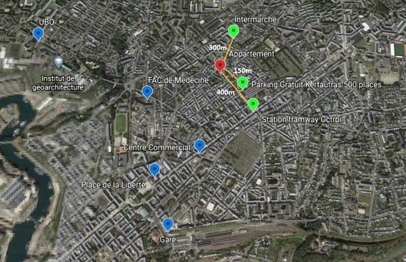 Les studios propres et tout équipés - Bed and Breakfast Brest