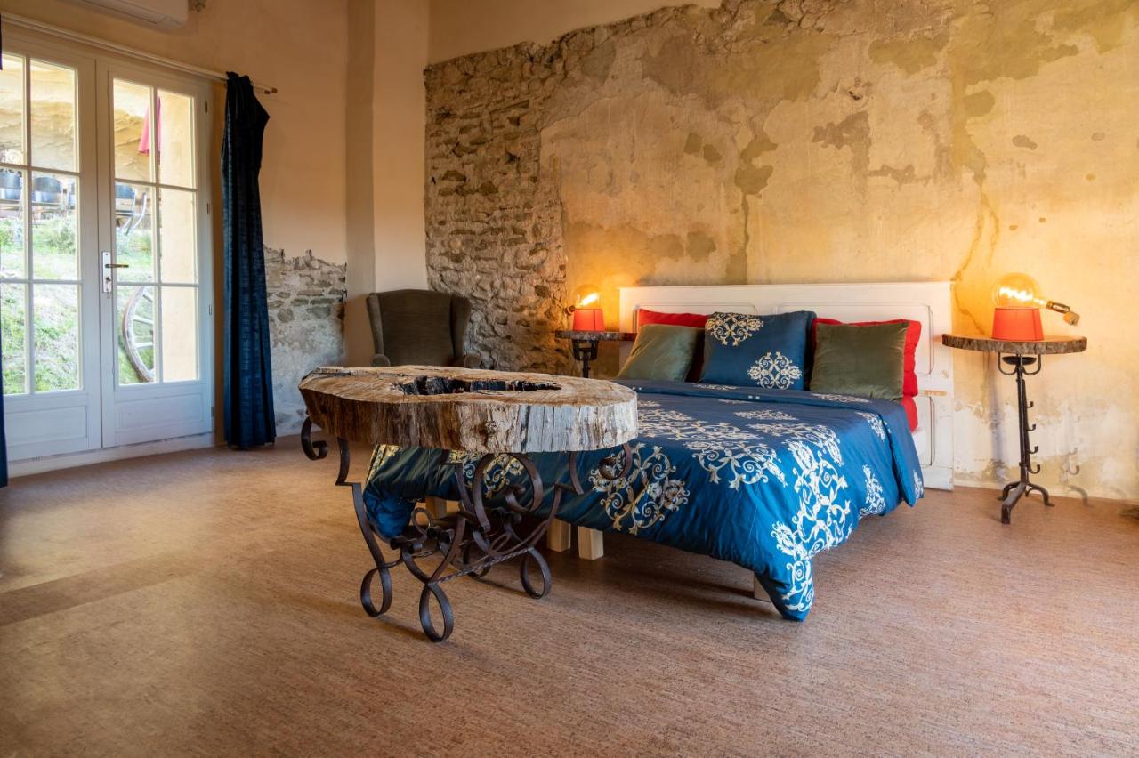 B&B Cairanne - B&B Bacchus Grotto with only 1 suite 45m2 plunge pool privé - Bed and Breakfast Cairanne