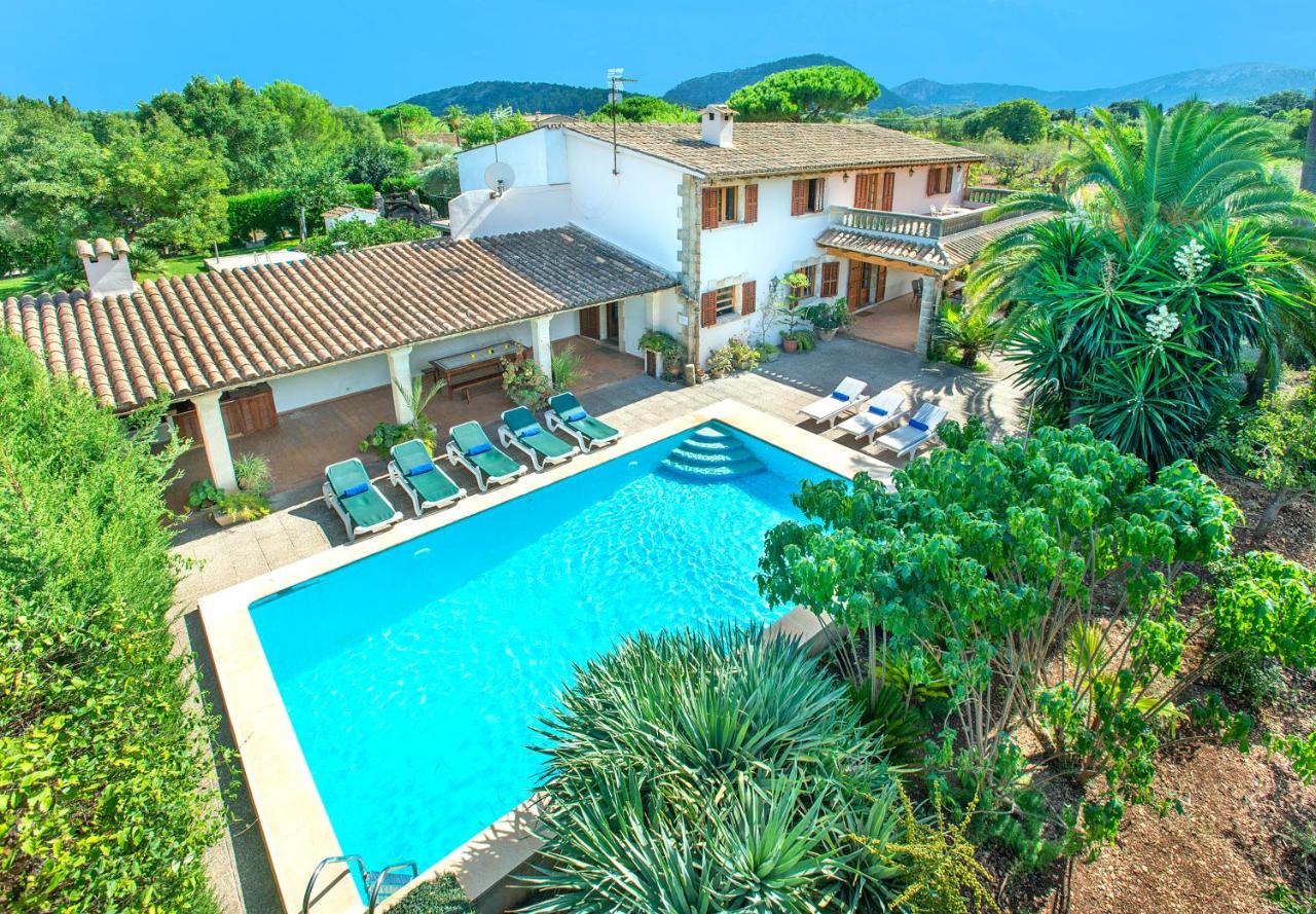 B&B Pollença - Owl Booking Villa La Font - Relax with a Big Pool - Bed and Breakfast Pollença