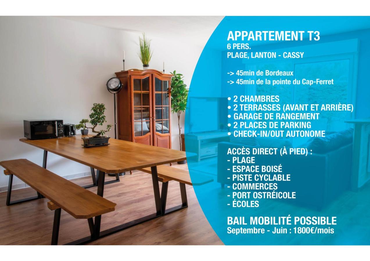 NOUVEAU ! LANTON PLAGE, 6 VOYAGEURS - Chambres d’hôtes