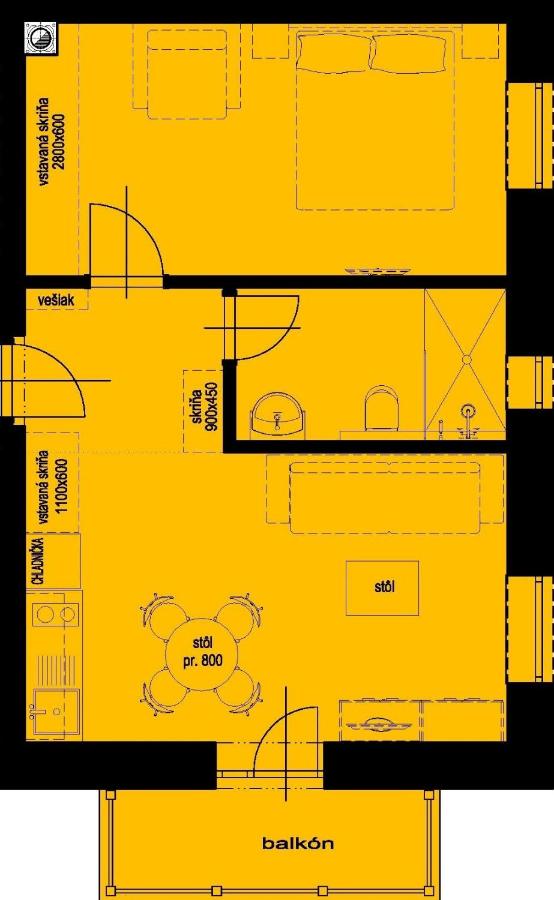 Appartement avec Vue sur la Montagne