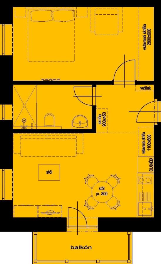 Appartement avec Vue sur la Montagne