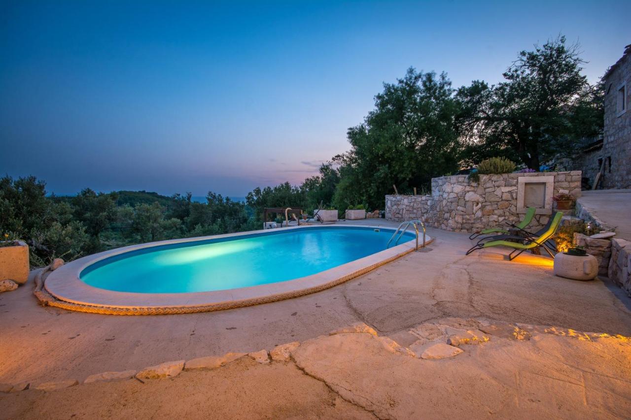 B&B Babino Polje - Villa Stone - pool house - Bed and Breakfast Babino Polje