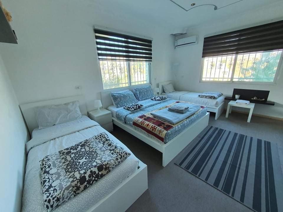 Full Panorama To Archaeological Site Jarash - Bed and Breakfast Jerash