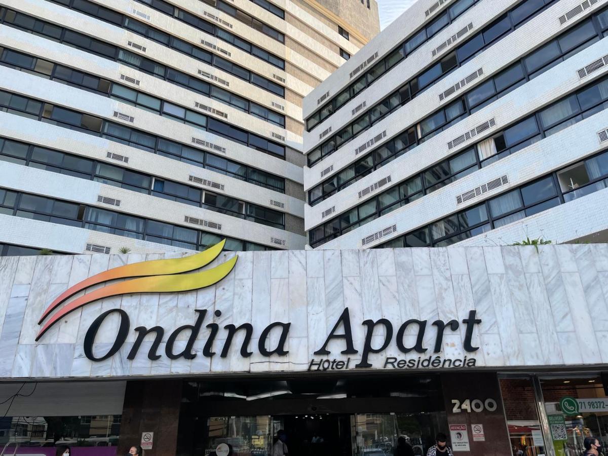 Apartamento beira mar localizado no Ondina Apart Hotel - Chambres d’hôtes