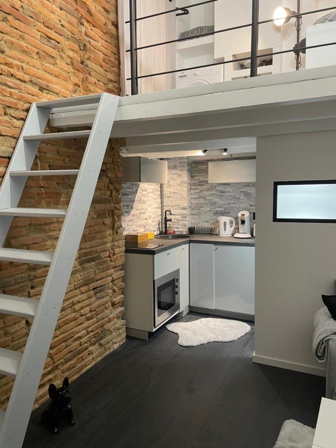 Studio rénové, terrasse privative, 300m du Capitole - B&B