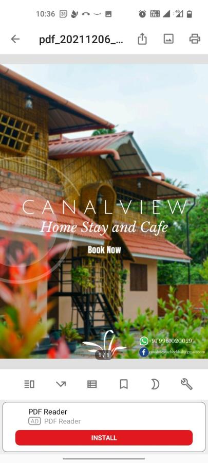 B&B Ponmana - CANALVIEW PRIVATE COTTAGE Azhikkal Ayiram Thengu - Bed and Breakfast Ponmana