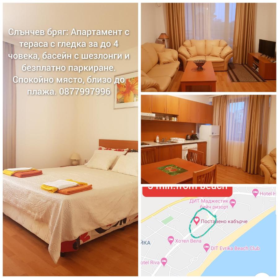 B&B Sunny Beach - Lovely holiday apartment EFIR , with pool near beach, Efir Complex, parking - Bed and Breakfast Sunny Beach