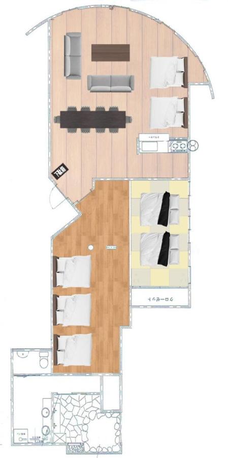 Chambre Familiale avec Salle de Bains Privative