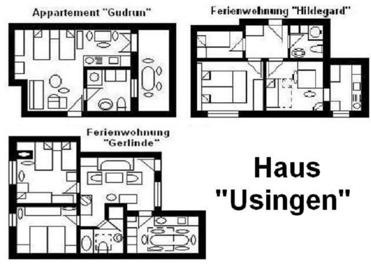 B&B Usingen - Haus U bis 15 Personen - Bed and Breakfast Usingen