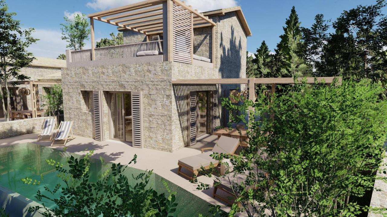 PAPADRIA VILLAS - Modern Luxury villas near Kathisma Beach - Chambres d'hôtes Tsoukaládhes