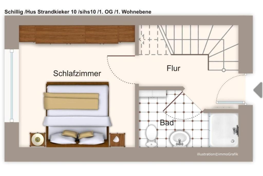 Hus Strandkieker Hus Strandkieker 10 - B&B Schillig
