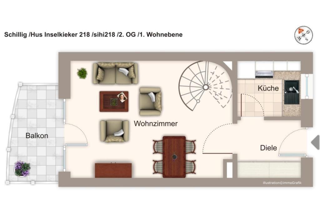 Hus Inselkieker Hus Inselkieker 218 - B&B Schillig