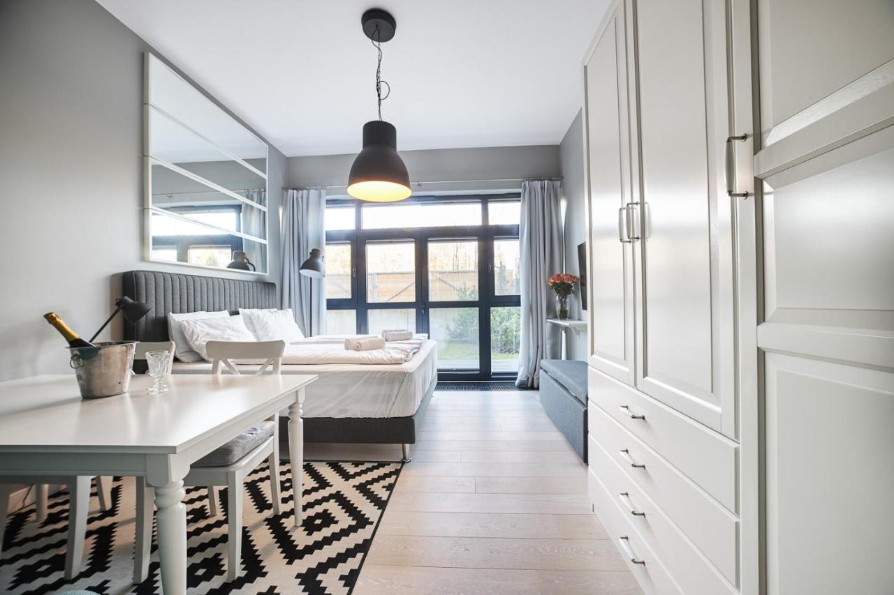 Studio Apartment A001 with an exit to the garden