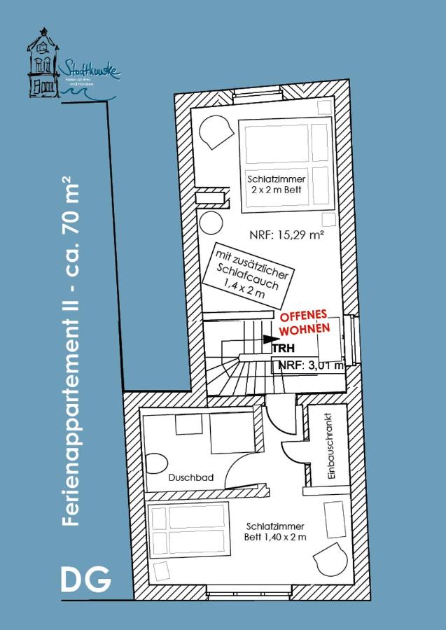 Stadthuuske - Ferienwohnung Emden