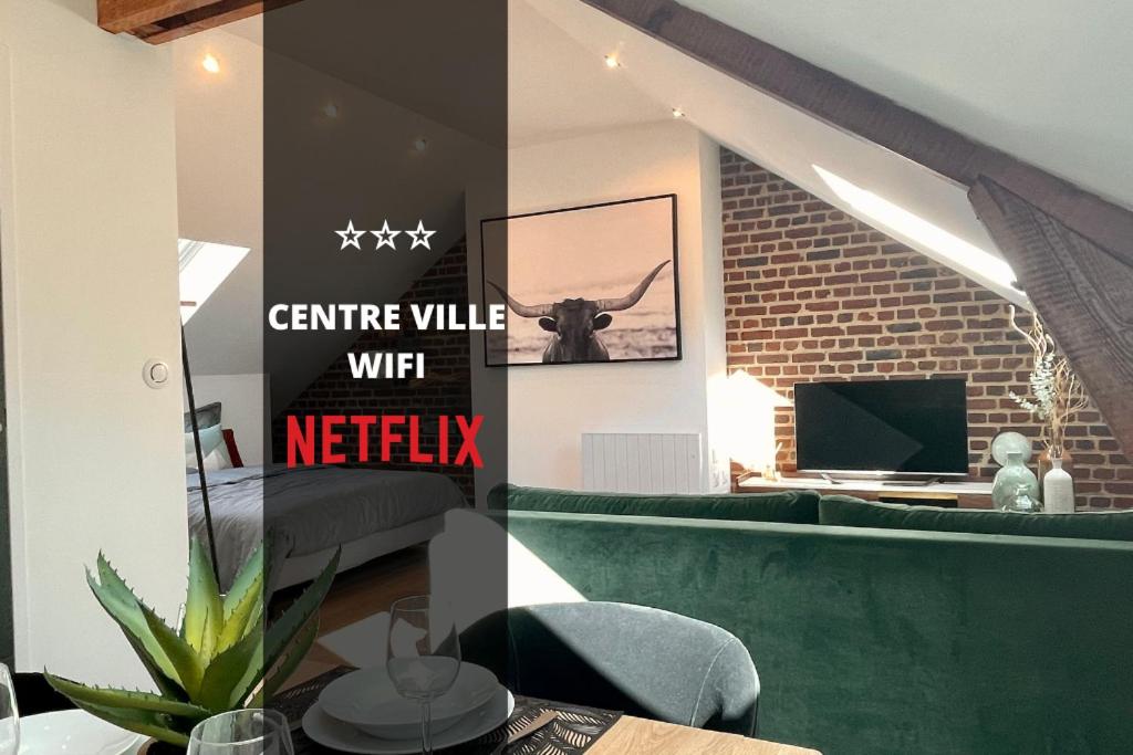 B&B Amiens - DOWNTOWN LOFT - CENTRE VILLE - WiFi - NETFLIX - Bed and Breakfast Amiens