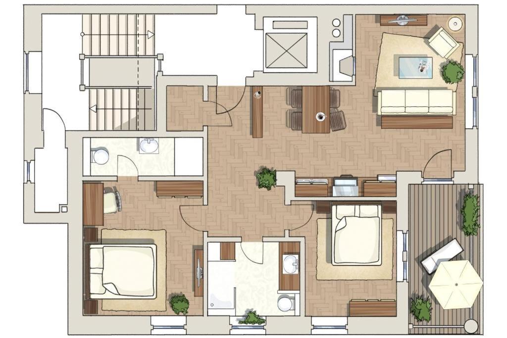 Apartment mit Meerblick