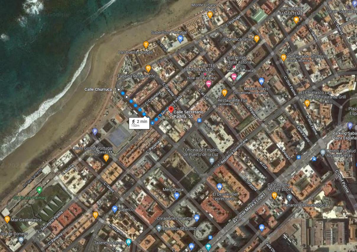 BEACH ACOGEDOR ESTUDIO, Las Canteras - B&B