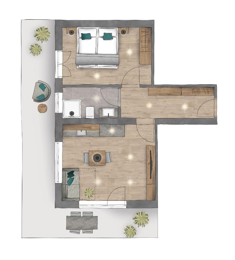 Apartment with Mountain View