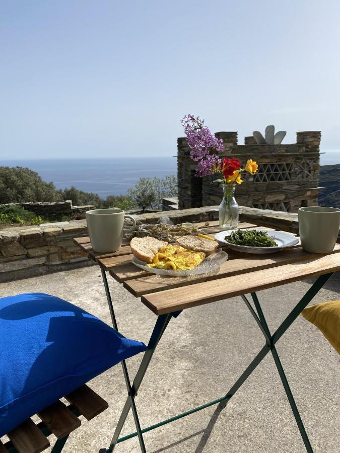 B&B Synéti - Andros Vineyard house with sea view - Bed and Breakfast Synéti