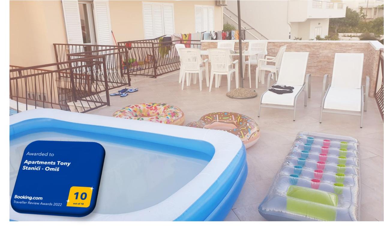 Seaview Family Apartment with Grand Terrace - Chambres d'hôtes Omiš
