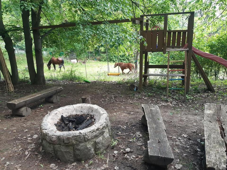 Jurta az erdő mellett dézsával-KERESZ-TANYA - Chambres d’hôtes