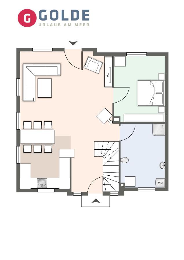 Reetdachhaus Sandhus Reetdachhaus Sandhus Heck - B&B