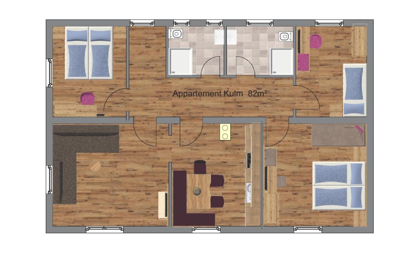 Three-Bedroom Apartment