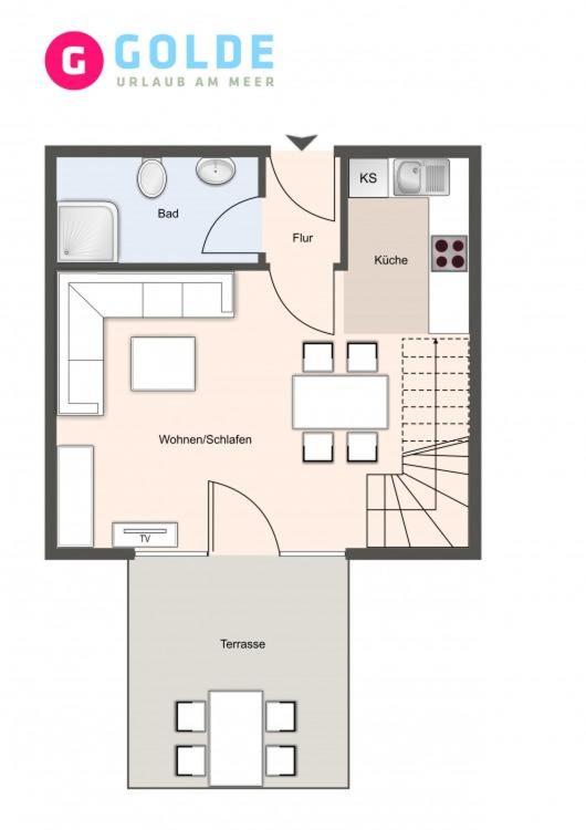 Friesenhof Dreilanden Friesenhof Appartement 7 - Chambres d’hôtes