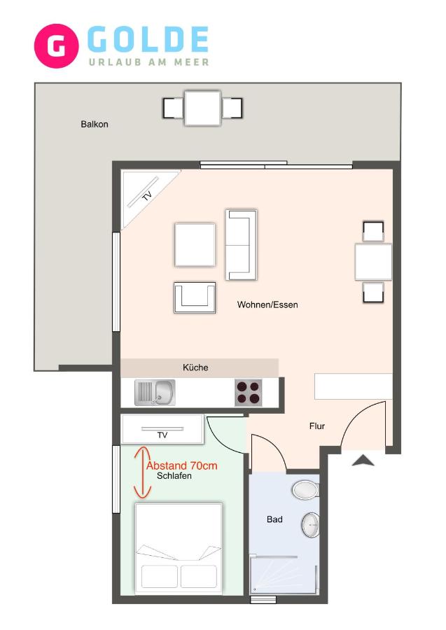 Haus Utlande Appartement Austernperle - B&B