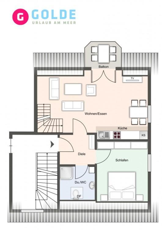 Ferienhaus Störtebeker Appartement Waterkant SPO 4 - B&B