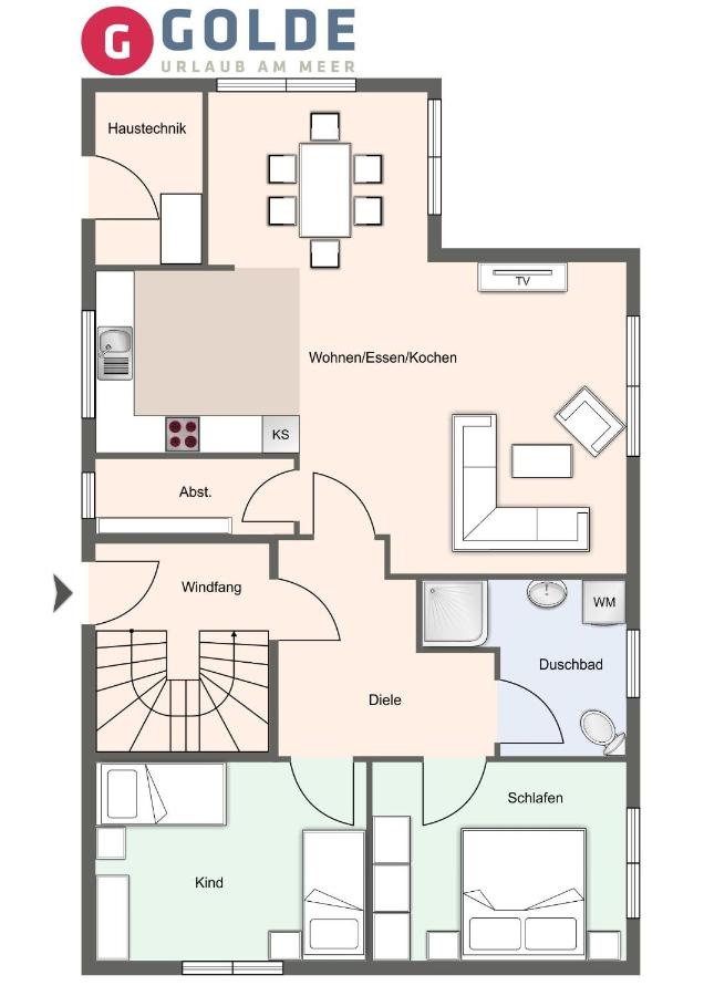 Appartement Liegeplatz Appartement Liegeplatz - Chambres d’hôtes Sankt Peter-Ording