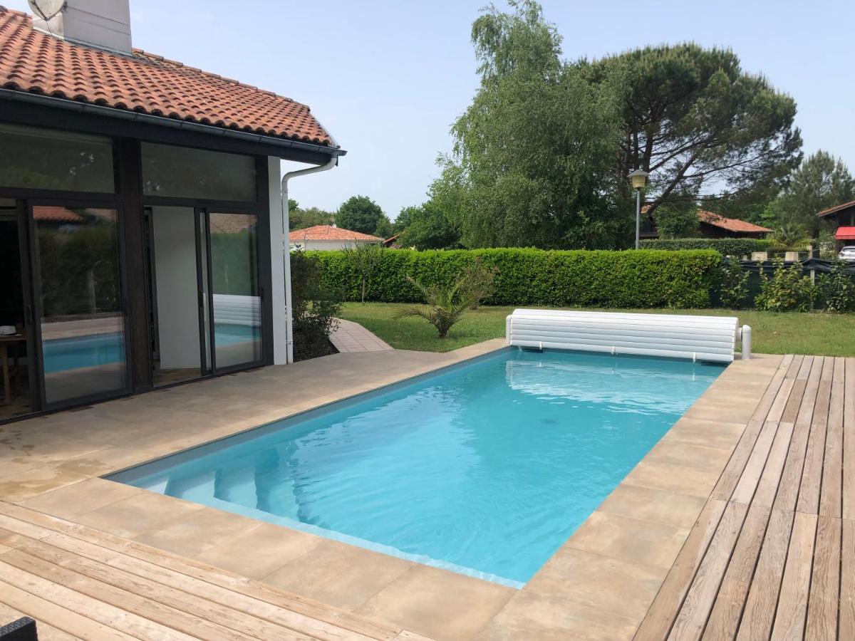 B&B Lit-et-Mixe - Maison landaise moderne piscine chauffée spa - Bed and Breakfast Lit-et-Mixe