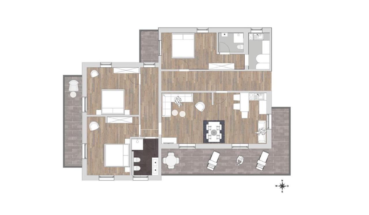 Apartment mit 3 Schlafzimmern