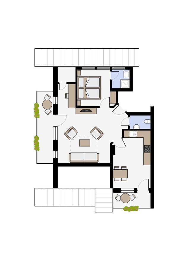 Apartment mit 1 Schlafzimmer