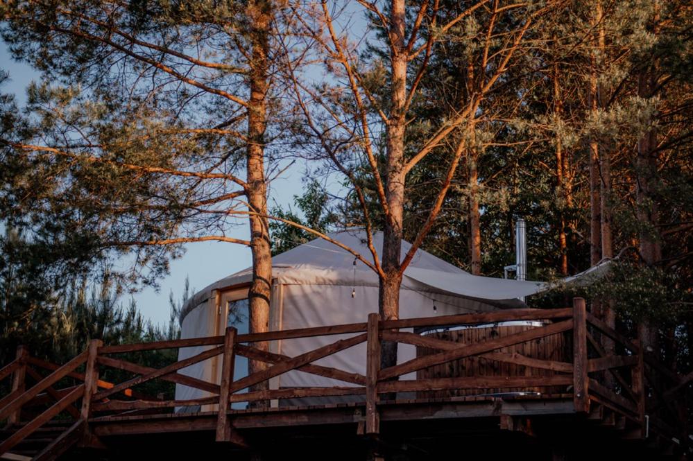 Jurty z widokiem, prywatna balia- DZIKOLAS GLAMPING - B&B