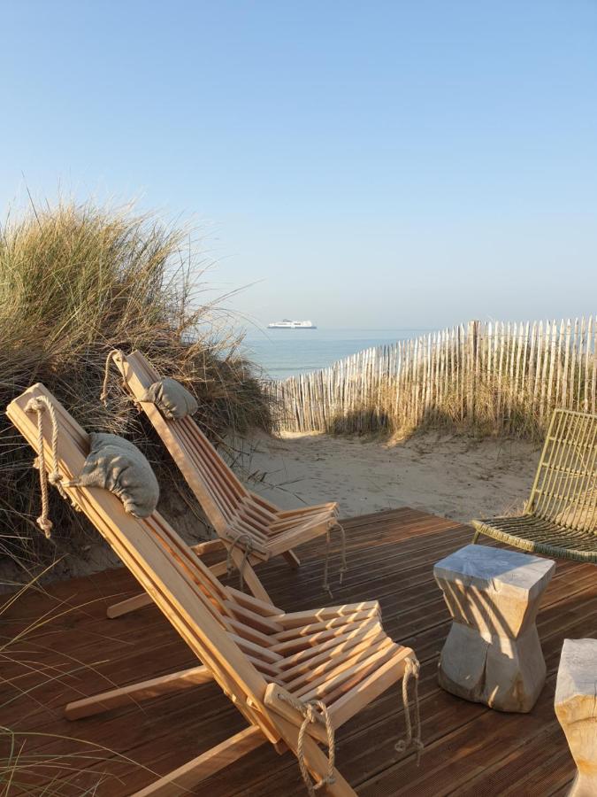 sangatte " Les Terrasses" maison front de mer Les pieds dans l'eau pleine de charme Cap Blanc Nez Côte d'Opale - Chambres d'hôtes Sangatte