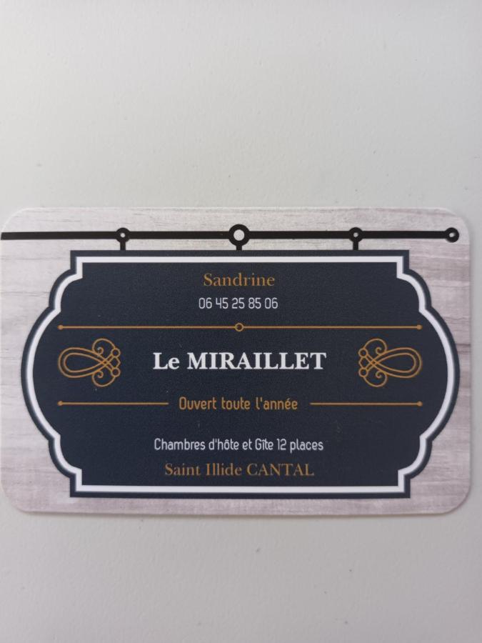 Le Miraillet, chambre hôte - B&B Saint-Illide