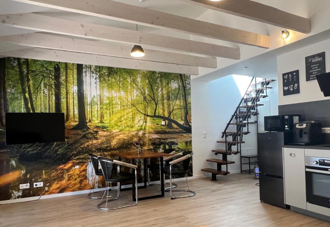 Modernes Loft auf 2 Etagen, Nähe Tripsdrill & Neckar, Balkon inklusive, ideal für Familien - B&B Neckarwestheim