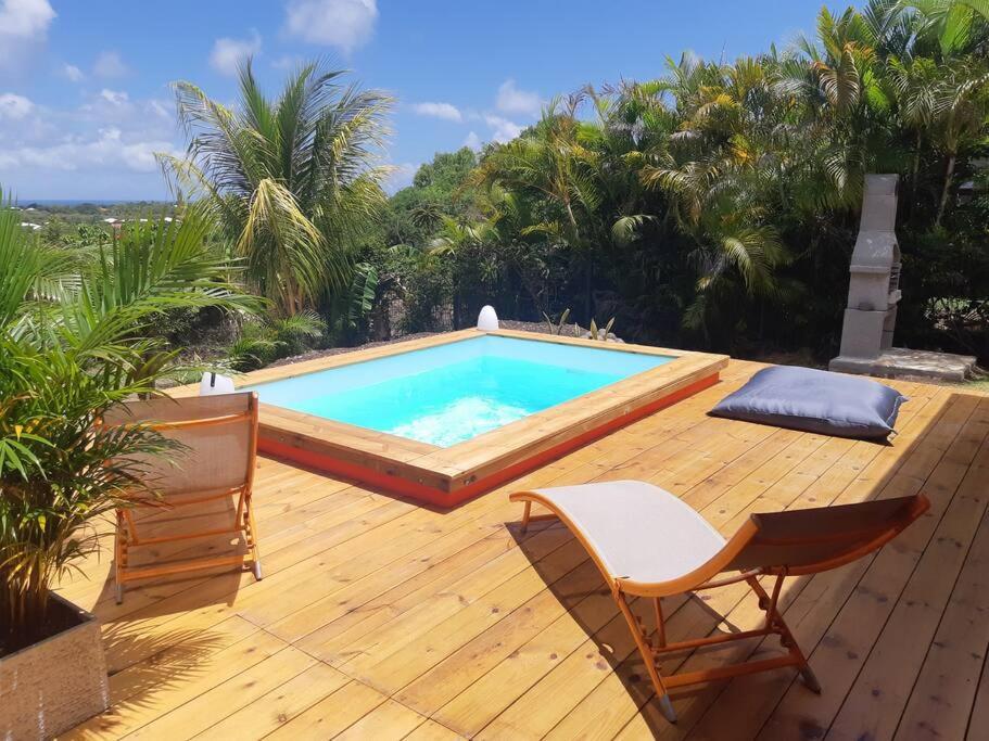 TI COIN RELAX bungalow vue mer piscine privée - B&B