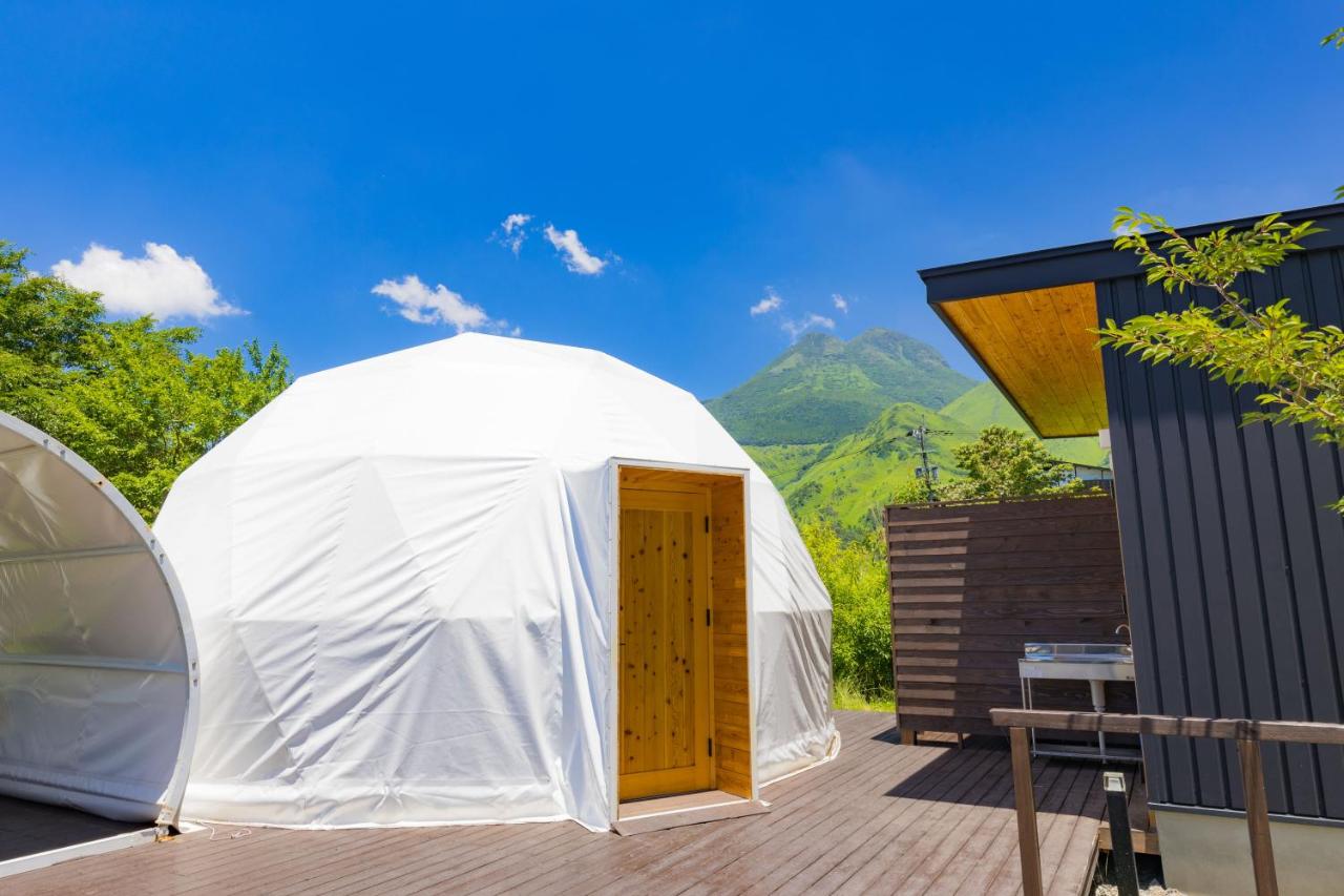 ⑦ Dome Tent with Private Hot Spring 「Double Bed×3」