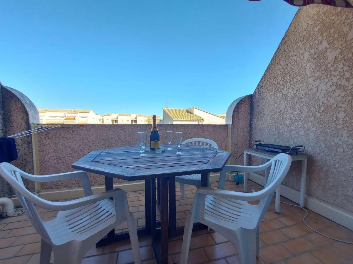 Studio cabine 4 pers, parking privé et piscine - FR-1-326-774 - Ferienwohnung Marseillan