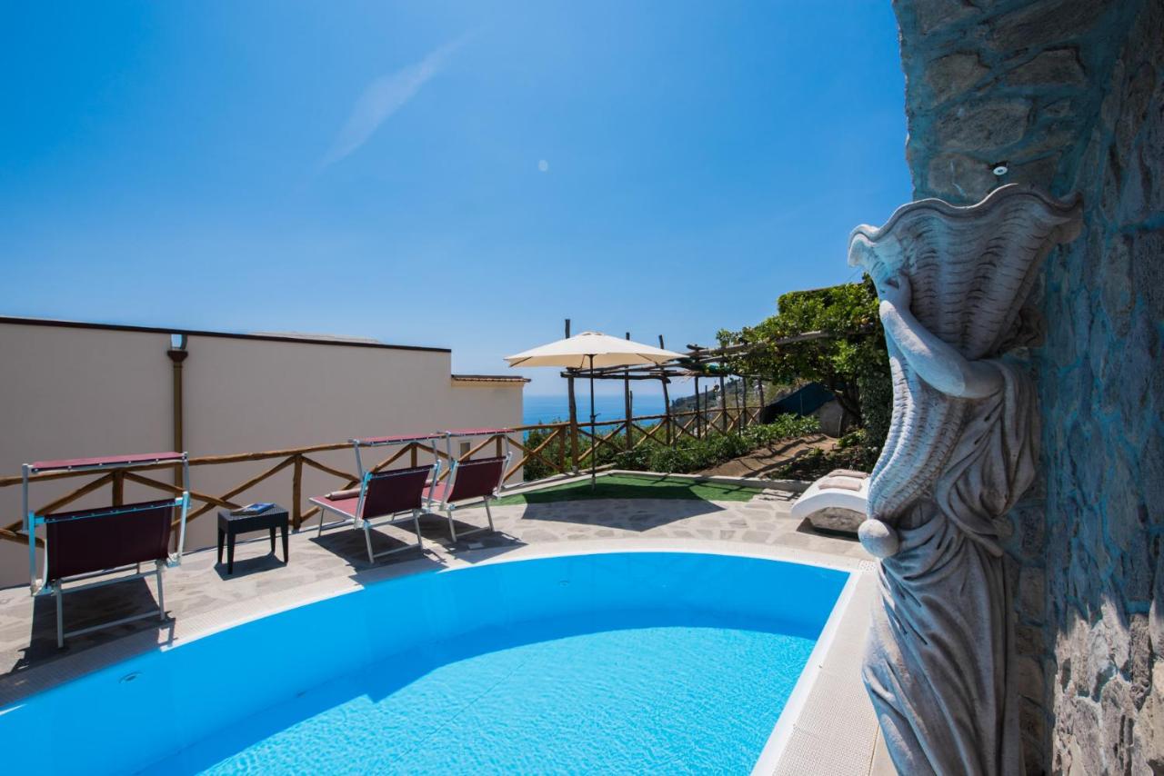 Villa Virginia -no steps -private pool-free WiFi - B&B Praiano