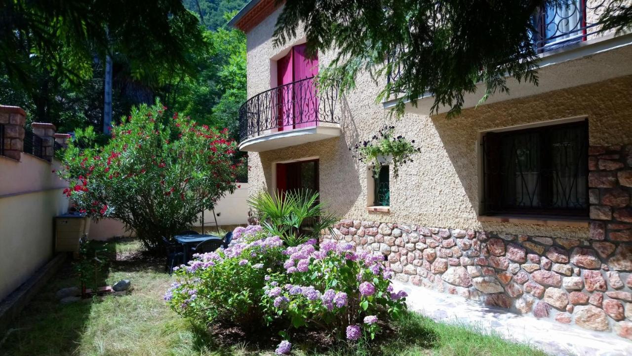 Appartement 48 m2 avec jardin au rdc dans villa à 5 min à pied des Thermes de Vernet-les-Bains, location de samedi à samedi - B&B