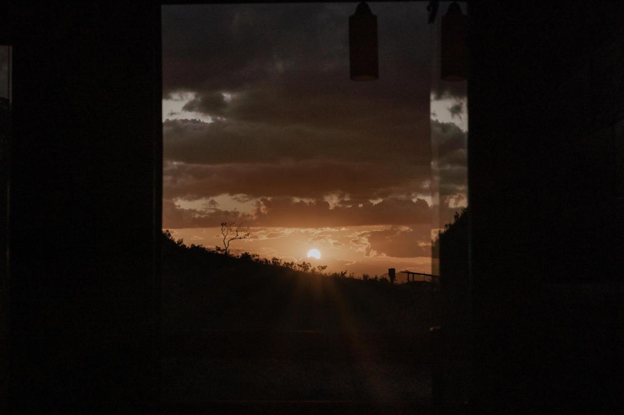 Dreibettzimmer mit Bergblick