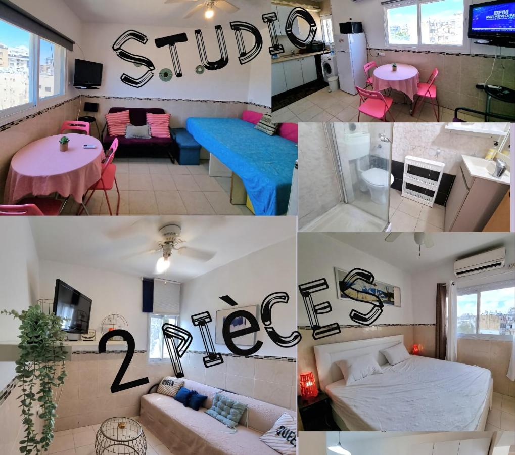 Beau 2 pièces et Beau studio clair en plein centre ville Netanya - Chambres d'hôtes Netanya