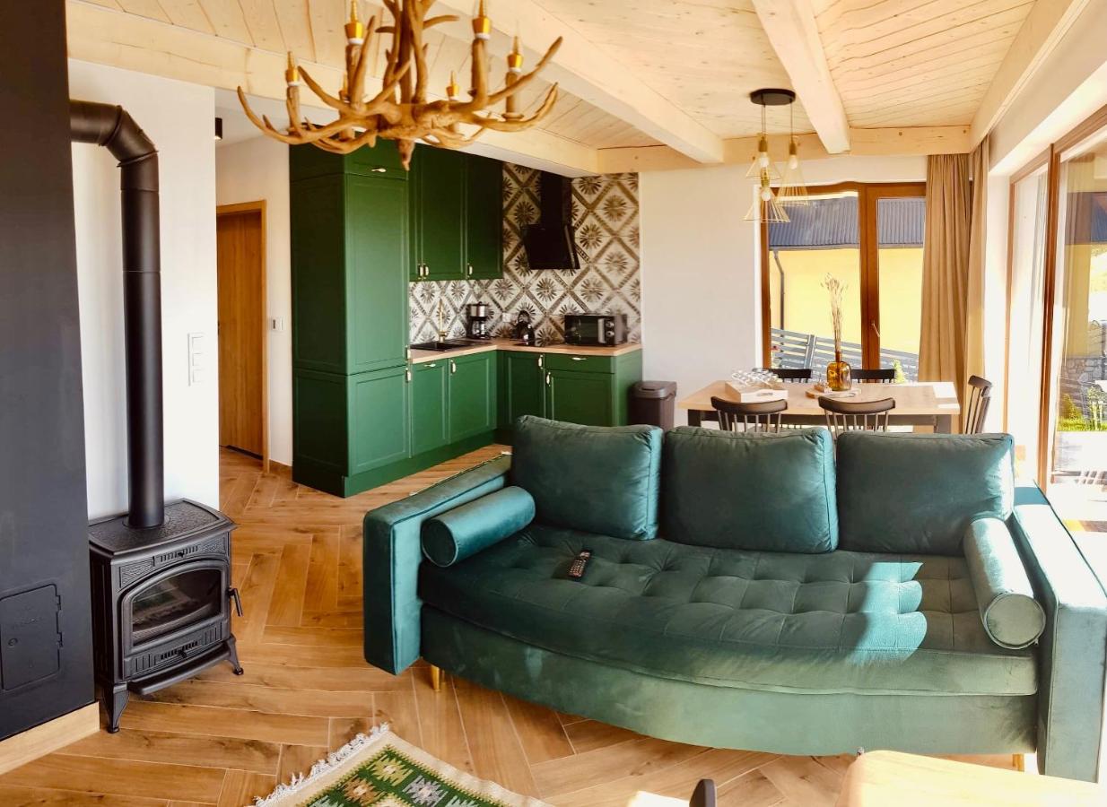 Domki Widokowelove z widokiem na panoramę Tatr - mountain view - B&B Gliczarów